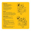 Large 150KG Folding Step Stool Multi Purpose Heavy Duty Home Kitchen Foldable