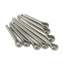 UK 150Pcs Split-Pins   Split Cotter Pins Stainless Steel A2 Marine Grade   304