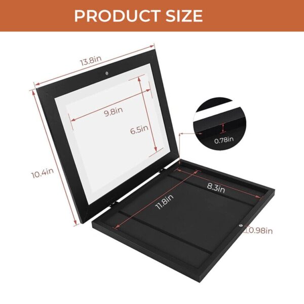 A4 Art Display Frame Kids Frames Photo Picture Crafts Drawing Storage Xmas Gifts - Image 10