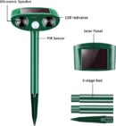 Ultrasonic Cat Dog Fox Pest Motion Sensor Repeller Scarer Deterrent Repellent UK  The UK Does Not Include VAT, Which Needs To Be Borne By Oneself. Please Consider Carefully Before Placing An Order