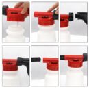 Snow Foam Car Wash Spray Gun Lance Uses Hose Pipe Sprayer 900ML Handheld Bottle
