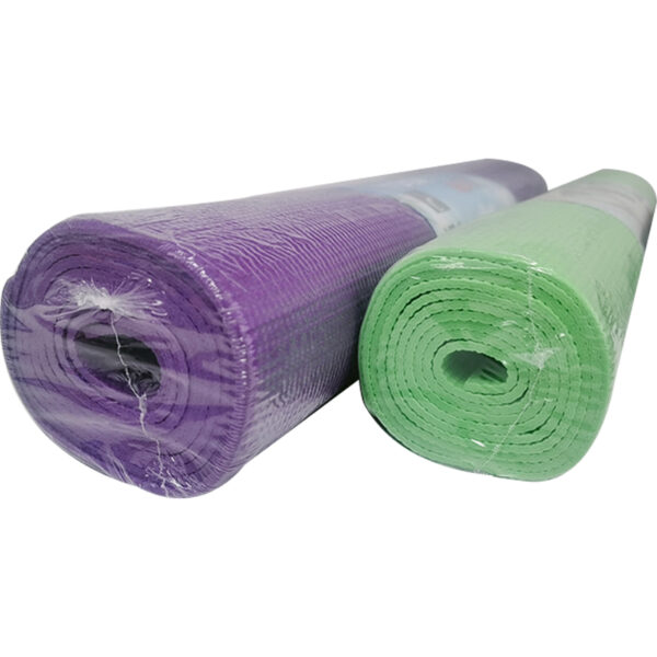Roll Up Non Slip Yoga Mat for Outdoor Home Yoga Exercise 61 x 173cm - Random Colours - Image 2