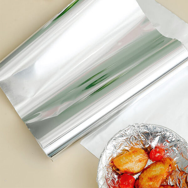 60m x 30cm Aluminium Catering Foil Thick Foil Wrap for Baking - Image 2