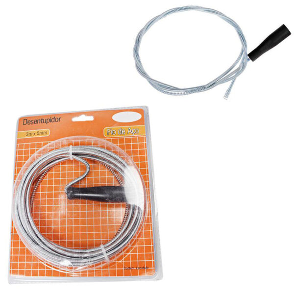 Flexible Spring Wire Sink and Drain Cleaner Snake Heavy Duty Waste Pipe Hair Removal Dirt Cleaning Tool - Image 3