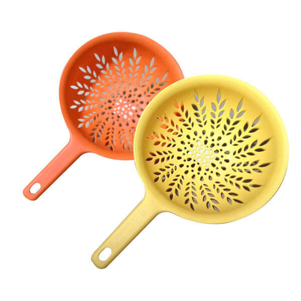 21 x 9 cm Plastic Colander Drain Basket with Handle - Random Colour