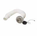 Multipurpose Use Water Pipe with Drain 350mm - White