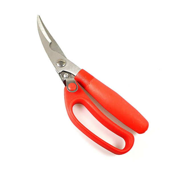Kitchen Household Scissors 15cm General Purpose for Meat, Chicken, Poultry - Random Colours