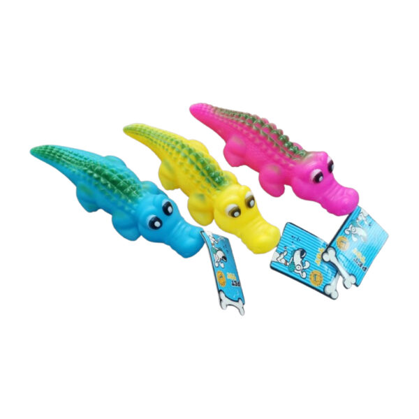 Pet Dog Toy Squeaky Crocodile Alligator 20 cm - Image 2
