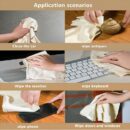 Large Natural Suede Leather Car Cleaning Cloth Absorbent Drying Towel
