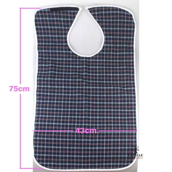 Adult Elderly Disable Mealtime Bib Clothing Protector Large Apron Waterproof - Red - Image 3