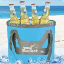 20L Foldable Water Bucket Collapsible Water Storage Container Wash Basin for Outdoor Camping - Blue