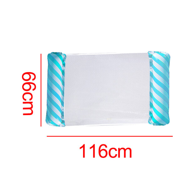 Inflatable Summer Swimming Hammock Floating Water Float Pool Lounge Bed - Blue - Image 3