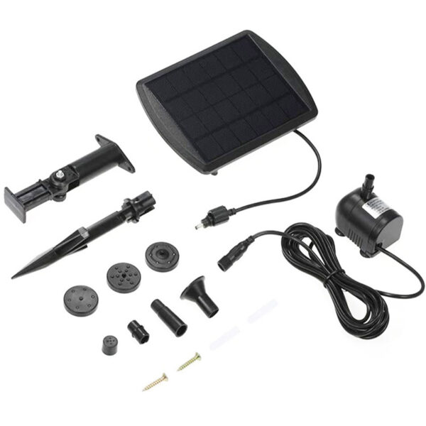 Outdoor Solar Powered Submersible Water Fountain Pump Garden Pond Pool Bird Bath - Image 4