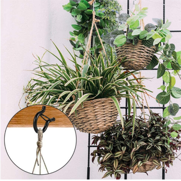 Pack of 20 Q-Hanger Metal Screw Hook Buckle for Christmas Lights Hanger Hooks Easy Release - Image 3