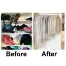 9pcs/Set Hanging Garment Bag Moth-Proof with Study Full Zipper for Closet Storage and Travel