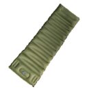 High Qaulity Thicken Inflating Camping Sleeping Mat with Pillow Ultralight Camping Mattress for Camping - Green