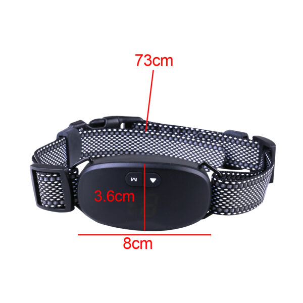 Dog Pet Training Collar Rechargeable Waterproof Electric Shock Anti Bark Collar - Black - Image 3