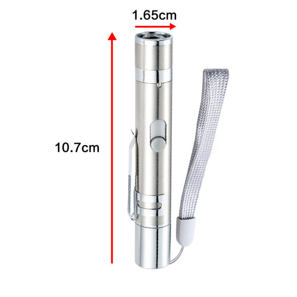 5 in 1 Cat Laser Pointer Pen Toy USB Rechargeable Mini Torch Red Beam Light - Image 6