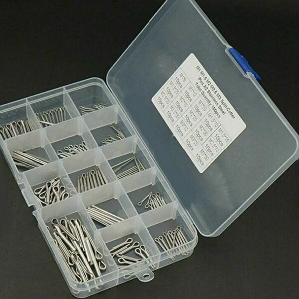 UK 150Pcs Split-Pins   Split Cotter Pins Stainless Steel A2 Marine Grade   304 - Image 10