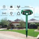Ultrasonic Cat Dog Fox Pest Motion Sensor Repeller Scarer Deterrent Repellent UK  The UK Does Not Include VAT, Which Needs To Be Borne By Oneself. Please Consider Carefully Before Placing An Order