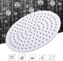 8 Round Shower Head Chrome Stainless Steel Rainfall Overhead Bathroom Large UK