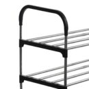 4TIER Shoe Rack Stand Heavy Duty Sturdy Storage Lightweight Compact Space Saving