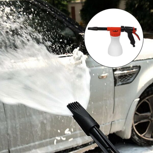 Snow Foam Car Wash Spray Gun Lance Uses Hose Pipe Sprayer 900ML Handheld Bottle - Image 10