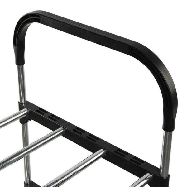 4TIER Shoe Rack Stand Heavy Duty Sturdy Storage Lightweight Compact Space Saving - Image 5