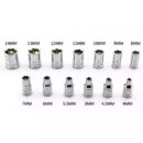 46PCS 1/4&quote; Socket Wrench Screwdriver Bits Ratchet Driver Kit Repairing Tool Set