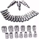 46PCS 1/4&quote; Socket Wrench Screwdriver Bits Ratchet Driver Kit Repairing Tool Set