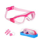 Children&apos;s anti-fog swimming goggles pink swimming pool goggles suitable for teenagers and children swimmers hot sale